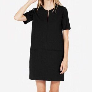 Everlane Ponte Black Short Sleeve Dress, size XS